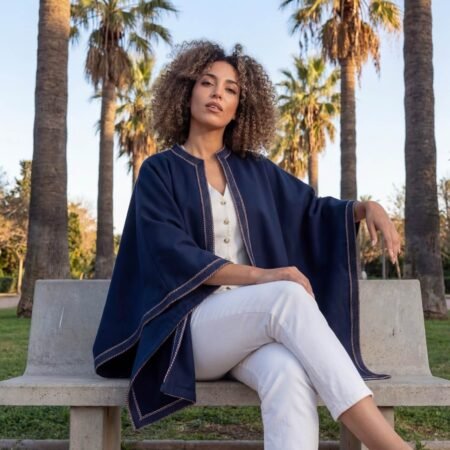 Cape Impéria Bleu Nuit Rose